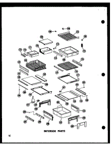 07 - Interior Parts parts for Amana Refrigerator SD22G-1-A / P6020104W A from AppliancePartsPros.com