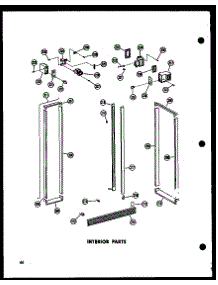 08 - Interior Parts parts for Amana Refrigerator SD25G-1-A / P6020124W A from AppliancePartsPros.com
