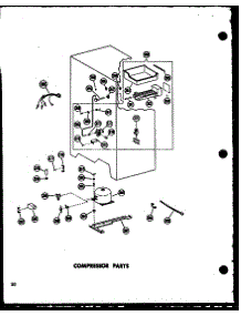 02 - Compressor Parts parts for Amana Refrigerator SD25W / P6034051W from AppliancePartsPros.com