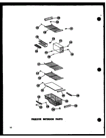 07 - Fz Interior Parts parts for Amana Refrigerator SD25W / P6035028W from AppliancePartsPros.com
