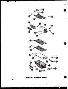 07 - Fz Interior Parts parts for Amana Refrigerator SD25W-A / P6034025W A from AppliancePartsPros.com