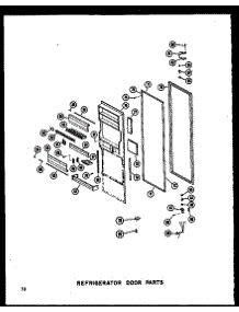 14 - Ref Door Parts parts for Amana Refrigerator SDI22A / P6035010W from AppliancePartsPros.com