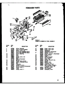 11 - Icemakerparts parts for Amana Refrigerator SDI22A-C / P6035010W C from AppliancePartsPros.com