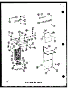 06 - Evap Parts parts for Amana Refrigerator SDI22C-C / P7390006W C from AppliancePartsPros.com