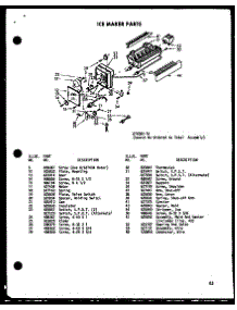 10 - Icemaker Parts parts for Amana Refrigerator SDI22C-G / P7332053W G from AppliancePartsPros.com