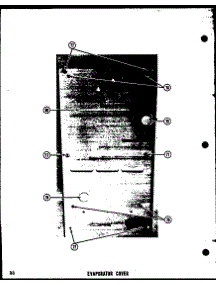 05 - Evap Cover parts for Amana Refrigerator SDI22D from AppliancePartsPros.com