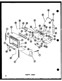02 - Cavity Assy parts for Amana Refrigerator SDI22E-C / P7410006W C from AppliancePartsPros.com