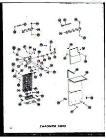06 - Evap Parts parts for Amana Refrigerator SDI22W-A / P6034074W A from AppliancePartsPros.com