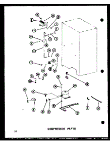 03 - Compressor Parts parts for Amana Refrigerator SDI25B-C / P7332040W C from AppliancePartsPros.com