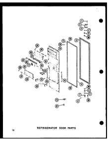13 - Ref Door Parts parts for Amana Refrigerator SDI25D / P7390017W from AppliancePartsPros.com