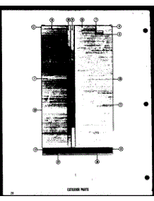 07 - Exterior Parts parts for Amana Refrigerator SDI25E from AppliancePartsPros.com