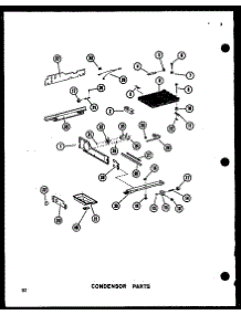05 - Condensor Parts parts for Amana Refrigerator SDI25W / P7332019W from AppliancePartsPros.com