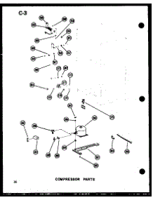 04 - Compressor Parts parts for Amana Refrigerator SDI25W-AG / P6035029W G from AppliancePartsPros.com