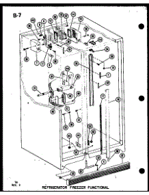 12 - Ref Fz Functional parts for Amana Refrigerator SDI522FA / P7540010W A from AppliancePartsPros.com