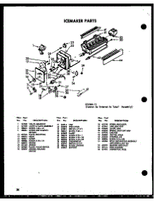 10 - Icemaker Parts parts for Amana Refrigerator SDI525E-L / P7410009W L from AppliancePartsPros.com