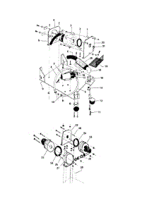 03 - Motor Assembly parts for Hoover Vacuum SG007001 from AppliancePartsPros.com