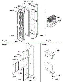 05 - Fz Door And Accessories parts for Amana Refrigerator SG19SL / P1193702W L from AppliancePartsPros.com