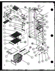 05 - Fz Shelving And Ref Light parts for Amana Refrigerator SG22MBW / P1153502W W from AppliancePartsPros.com
