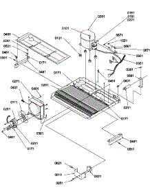 08 - Machine Compartment parts for Amana Refrigerator SG521SBL / P1197002W L from AppliancePartsPros.com