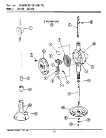 15 - Transmission-Orbital parts for Maytag Washer Dryer Combo SG7800 from AppliancePartsPros.com