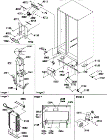 03 - Drain System, Rollers, And Evap Assy parts for Amana Refrigerator SGD22TL / P1303514W L from AppliancePartsPros.com