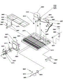09 - Machine Compartment parts for Amana Refrigerator SGD521SW / P1197103W W from AppliancePartsPros.com