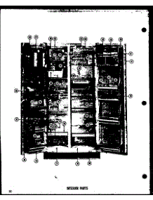 09 - Interior Parts parts for Amana Refrigerator SI19E from AppliancePartsPros.com