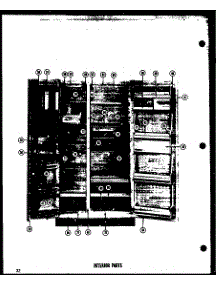 11 - Interior Parts parts for Amana Refrigerator SI19E from AppliancePartsPros.com
