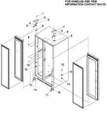 08 - Hinges parts for Maytag Refrigerator SK525-2W / PSK525200W0 from AppliancePartsPros.com