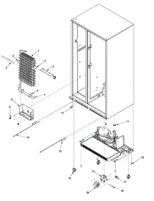06 - Evaporator Assy And Rollers parts for Maytag Refrigerator SK525-2W / PSK525200W1 from AppliancePartsPros.com