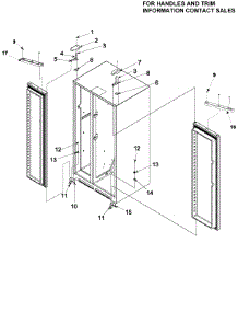 08 - Hinges parts for Maytag Refrigerator SK525-2W / PSK525200W1 from AppliancePartsPros.com