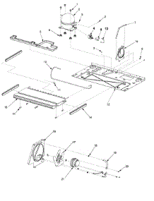 11 - Machine Compartment parts for Maytag Refrigerator SK525-2W / PSK525200W1 from AppliancePartsPros.com