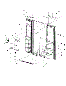12 - Light Covers And Toe Grille parts for Maytag Refrigerator SK535-2 / PSK535062W0 from AppliancePartsPros.com