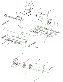 14 - Machine Compartment parts for Maytag Refrigerator SK535-2 / PSK535062W0 from AppliancePartsPros.com