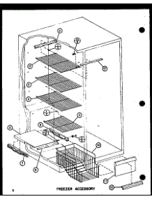 04 - Fz Accessory parts for Amana Refrigerator SL22G / P7745508W from AppliancePartsPros.com