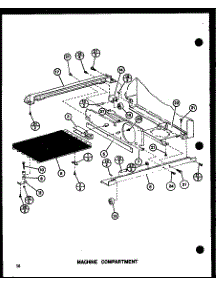 07 - Machine Compartment parts for Amana Refrigerator SL22GL / P7745508W L from AppliancePartsPros.com