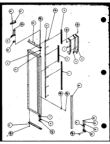 03 - Fz Door parts for Amana Refrigerator SL22MBL / P1120605W L from AppliancePartsPros.com