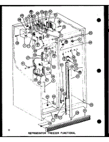 11 - Ref Fz Functional parts for Amana Refrigerator SL25GL / P7745509W L from AppliancePartsPros.com