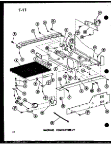03 - Machine Compartment parts for Amana Refrigerator SLDI22F / P7540019W from AppliancePartsPros.com