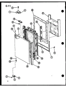 04 - Page 1 parts for Amana Refrigerator SLDI22F-1-A / P7540014W A from AppliancePartsPros.com