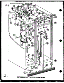 08 - Ref Fz Functional parts for Amana Refrigerator SLI22F-C / P7540018W C from AppliancePartsPros.com