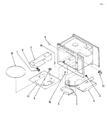 05 - Turntable parts for Magic Chef Microwave SM10P14B from AppliancePartsPros.com