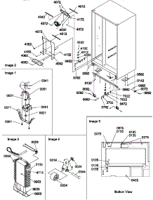 04 - Drain System, Rollers, And Evap Assy parts for Amana Refrigerator SM22TBL / P1190212W L from AppliancePartsPros.com