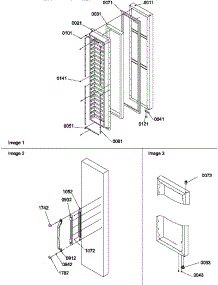 05 - Fz Door parts for Amana Refrigerator SM22TBL / P1190215W L from AppliancePartsPros.com