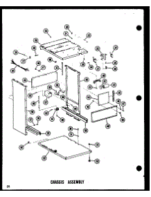 03 - Chassis Assy parts for Amana Compactor SMC-1-AG / P1801107T G from AppliancePartsPros.com