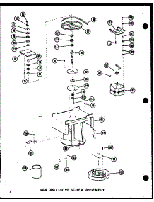04 - Ram And Drive Screw Assy parts for Amana Compactor SMCD-2 / P1801110T from AppliancePartsPros.com