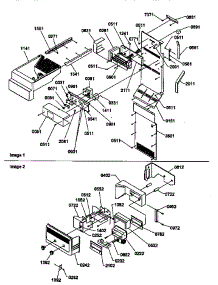 08 - Ice Maker / Control Assy parts for Amana Refrigerator SMD21TBW / P1193911W W from AppliancePartsPros.com