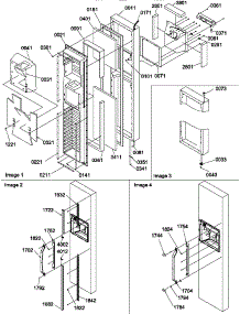 04 - Fz Door parts for Amana Refrigerator SMD22TBW / P1303506W W from AppliancePartsPros.com
