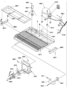 09 - Machine Compartment parts for Amana Refrigerator SMD22TBW / P1303506W W from AppliancePartsPros.com