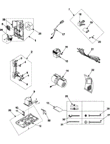 03 - Internal Control / Latch Asy / Base parts for Samsung Microwave SMH7175BE from AppliancePartsPros.com